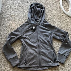 Spyder Charcoal Hooded Jacket